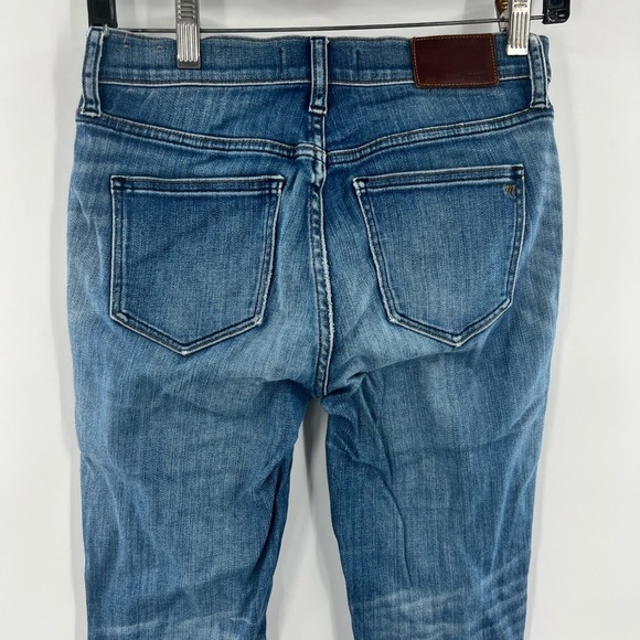 Madewell high riser crop skinny size 26 blue jeans US size 4 - Picture 6 of 10
